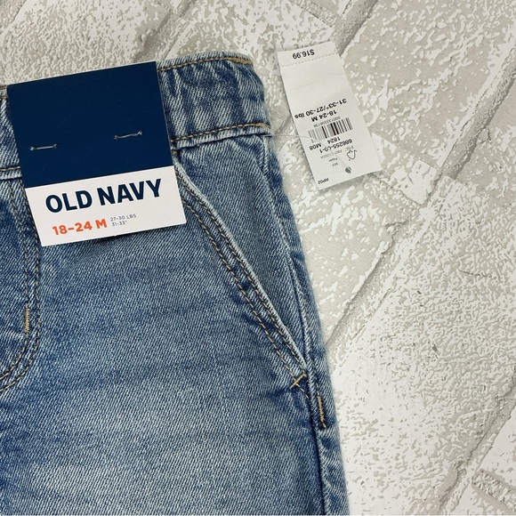 Old Navy Light Blue Kids Denim Shorts - Picture 2 of 4